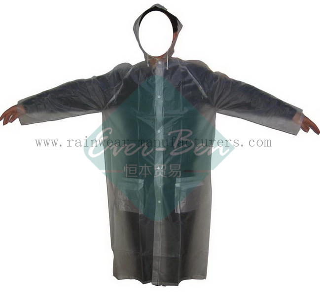 Adult pvc rainwear-plastic rain jacket-transparent rain mac wholesale-clear pvc raincoat-mens pvc raincoat